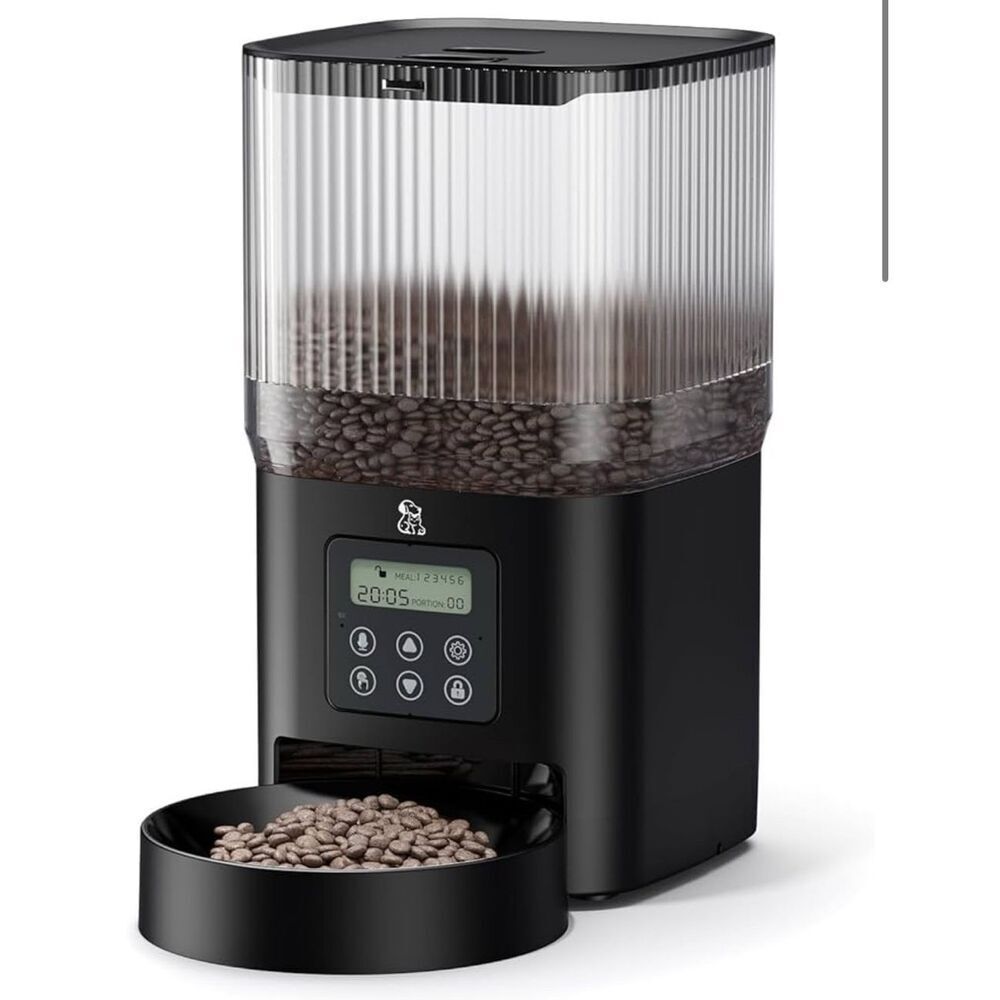 NEW Auto Pet Feeder Dispenser 5L Programmable 10s Voice Recorder